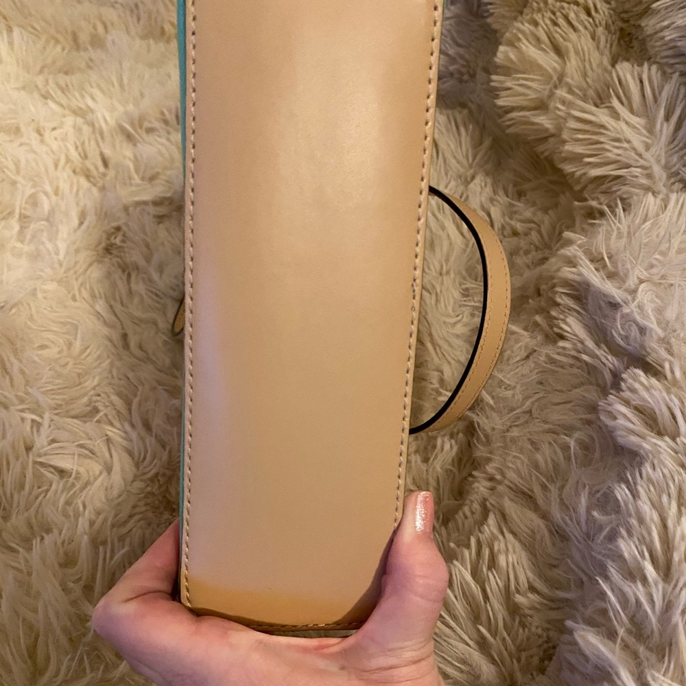 EUC!! Kate Spade Yellow and Pink Striped Crossbody Bag - Picture 4 of 7